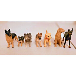 Vintage Collectibles WIllow Tree Safari Ltd Mojo Collect A Breyer Dogs lot of 7